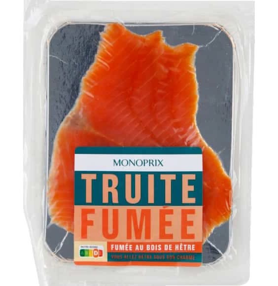 Monoprix Truite Fumee Au Bois De Hetre Le Paquet De 90G