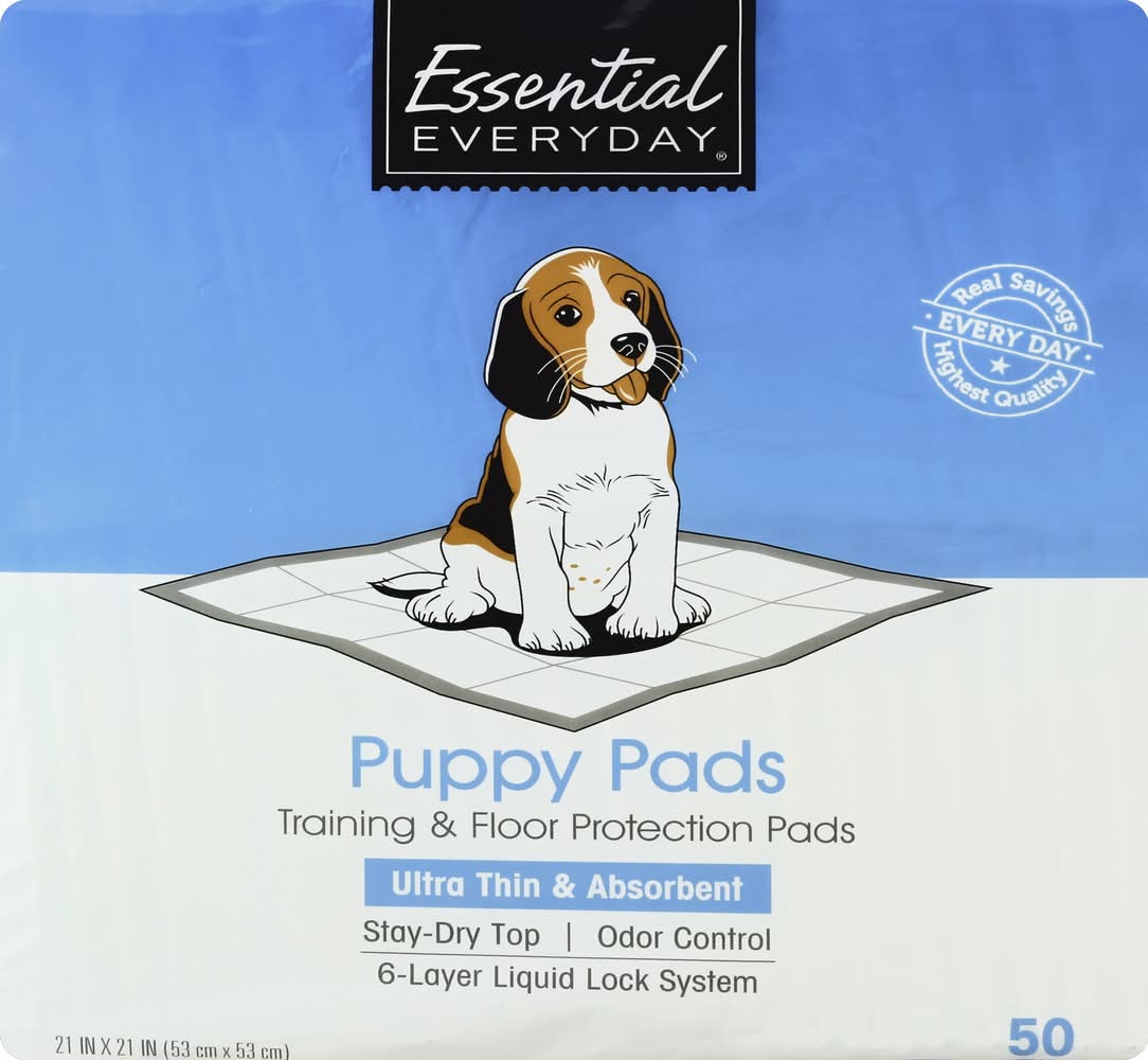 Essential Everyday Ultra Thin & Absorbent Puppy Pads (3.2 lbs)