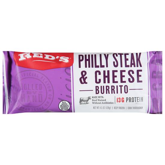 Red's Philly Steak & Cheese Burrito