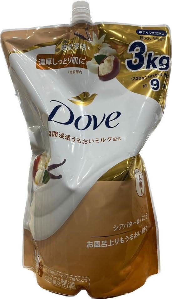 ダヴ ボディウォッシュ ボディソープ - シアバター&バニラ (3kg)