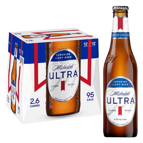 Michelob Ultra 12pk 12oz Btl 4.2% ABV