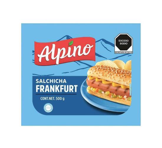 Alpino salchicha frankfurt de pavo