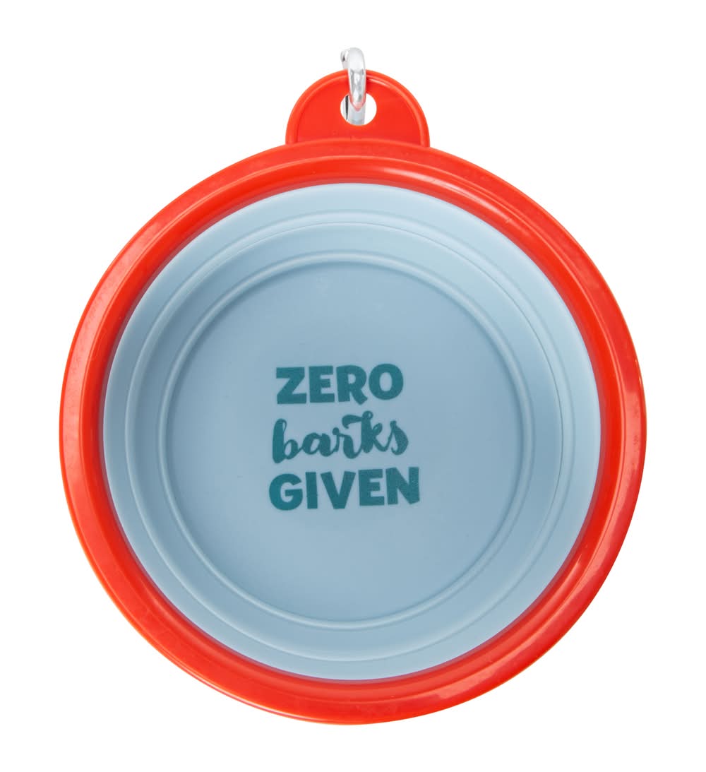 Collapsible Dog Travel Bowl 12oz Zero Barks Given