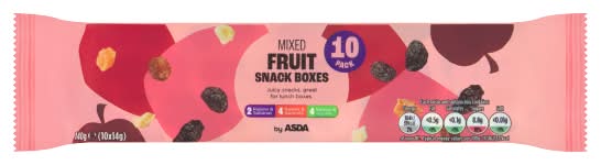 ASDA Mixed Fruit Snack Boxes (10 pack)