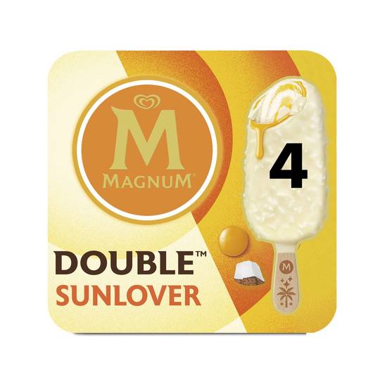 Magnum - Glace bâtonnet double sunlover 4 (pièces)