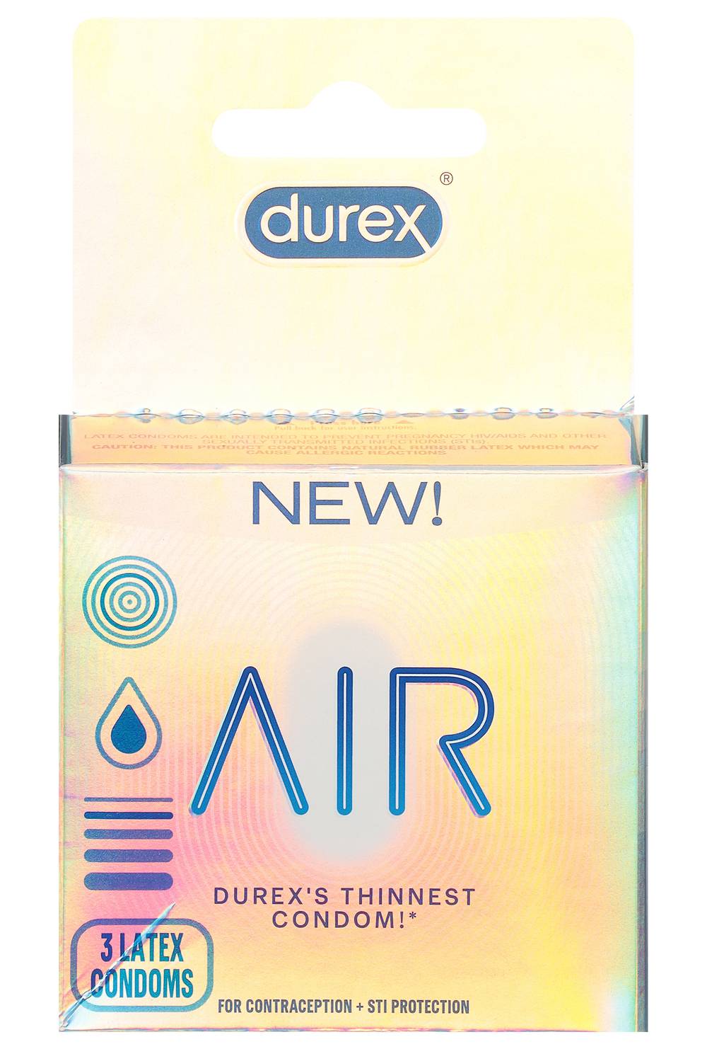Durex Air Natural Extra Thin Rubber Latex Condoms