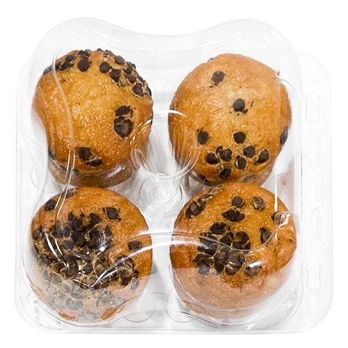Vegan Chocolate Chip Muffins (4 Pack) Mother's Market approx 1 lbs; price per lb