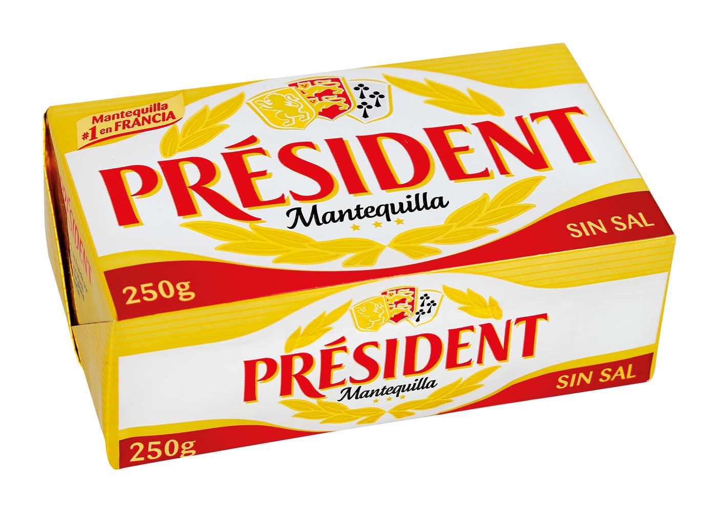Mantequilla sin sal · President (250 g)
