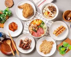 中美雙拼便當 午晚餐餐盒