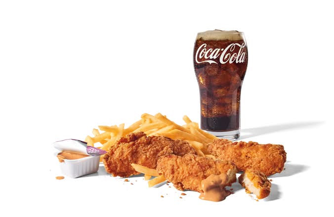 3pc Crispy Chicken Strips Combo