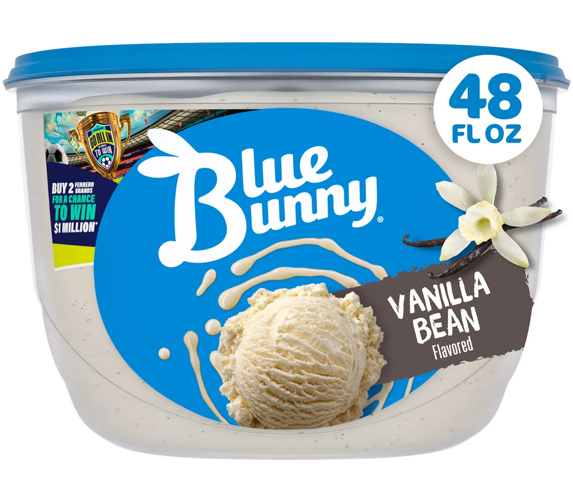 Blue Bunny Premium Vanilla Bean Flavored Ice Cream (48 fl oz)