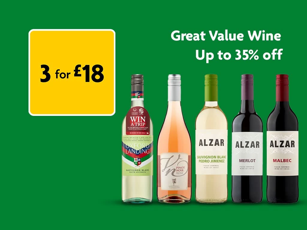 3 for £18 Wine Bundle
