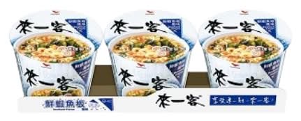 來一客杯麵-鮮蝦魚板風味63g*3入