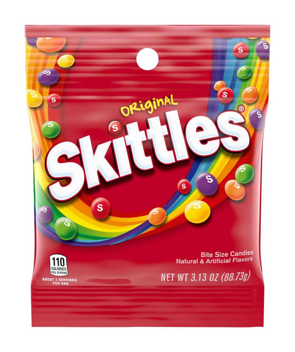 Skittles Original Chewy Candy Pack 3.13 Oz