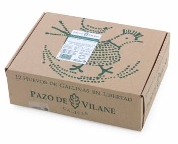 Huevos camperos Pazo de Vilane 12 ud.