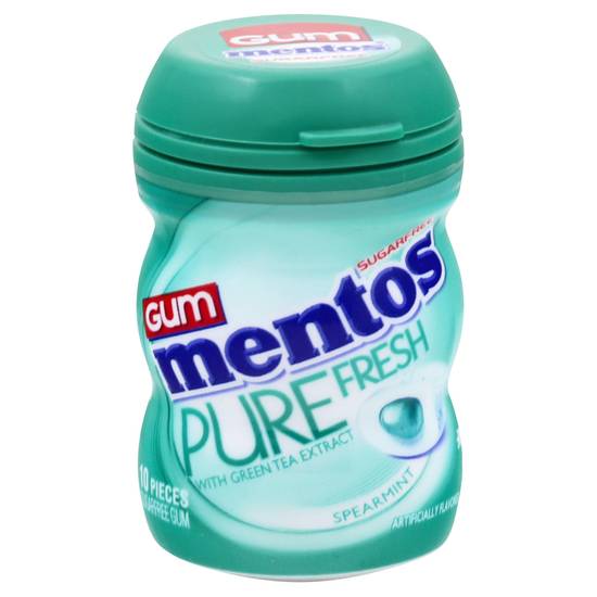 Mentos Sugar Free Spearmint Gum (10 ct)