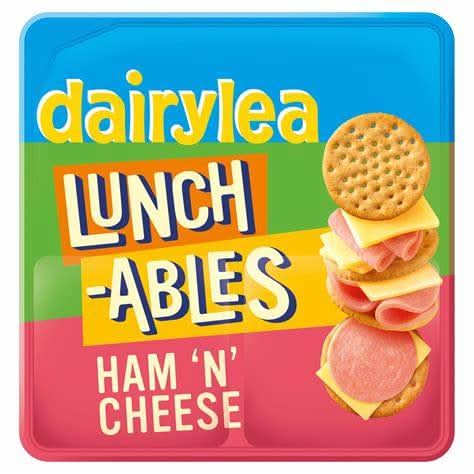 Dairylea Ham 'N' Cheese, Lunchers Convenience Snack With Sunflower Oil (65g)