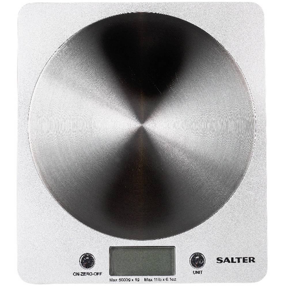 Salter Aquatronic LCD Scale Silver 1036