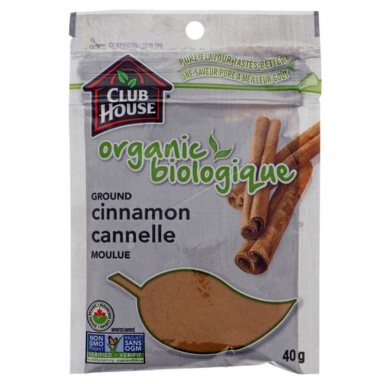 Club House Organic Ground Cinnamon (40g)