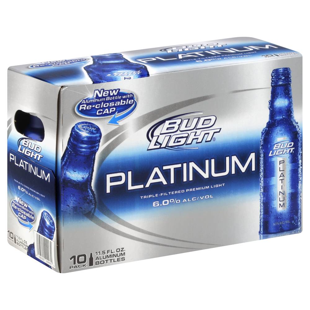 Bud Light Platinum Brewed For the Night Beer (12 pack, 12 fl oz)