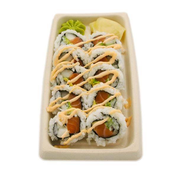 Nori Sushi Spicy Salmon Roll 10 piece