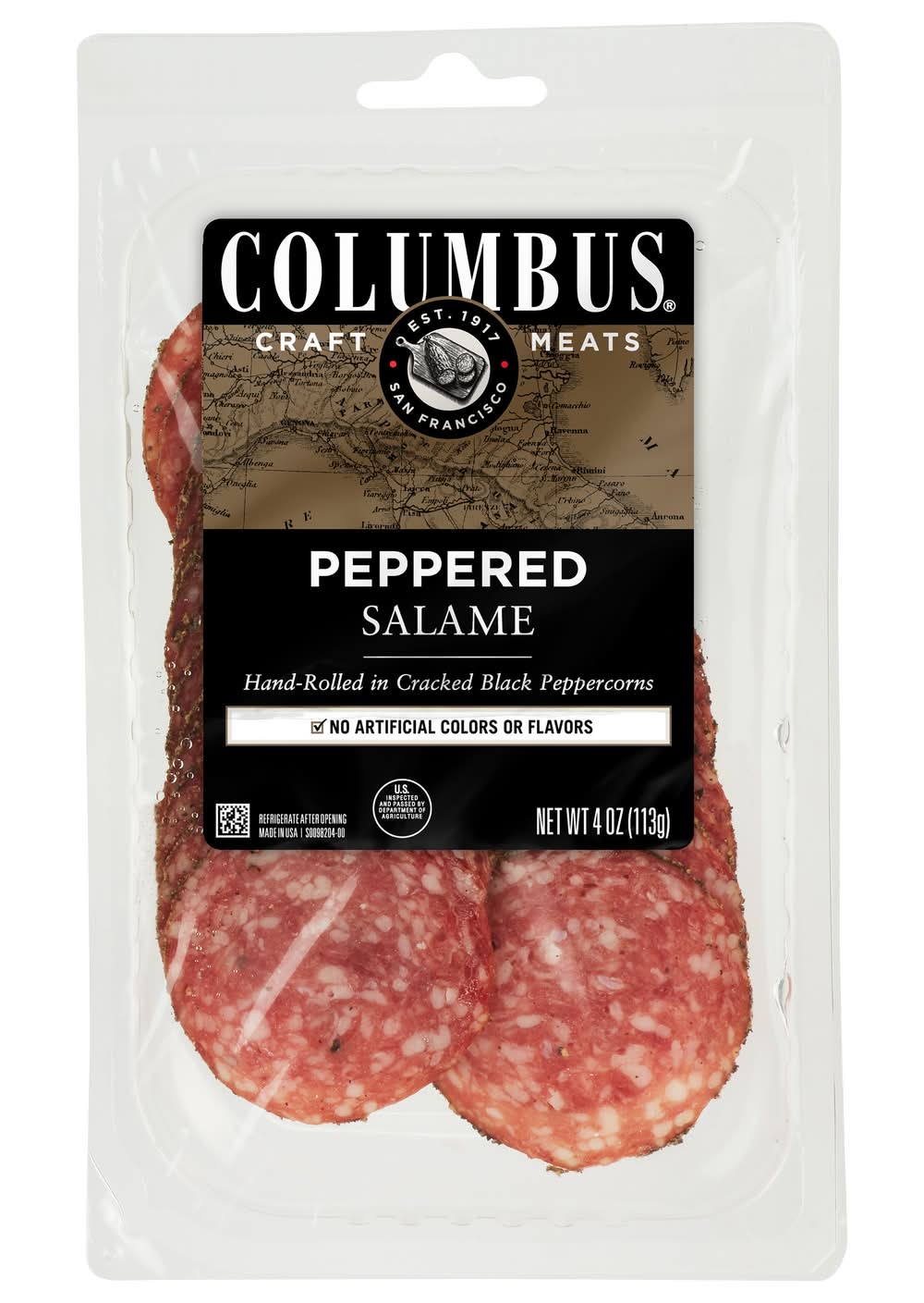 Columbus Salame, Peppered (4 oz)