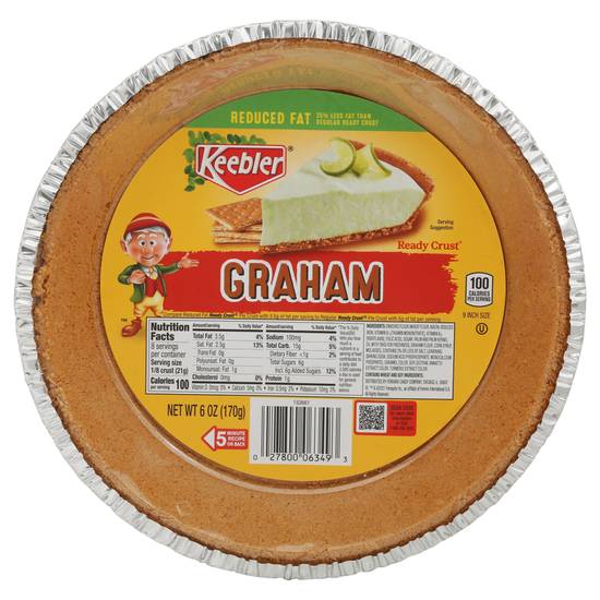 Keebler Ready Crust Reduced Fat Graham Pie Crust