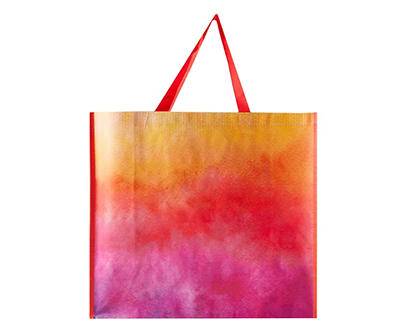 Orange & Pink Bright Ombre Reusable Bag