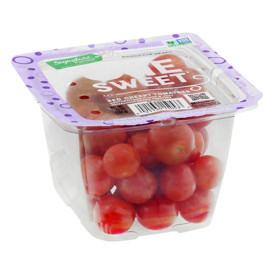 Order Signature Farms · One Sweet Red Cherry Tomatoes (10 oz) food online from Safeway store, Eureka on bringmethat.com