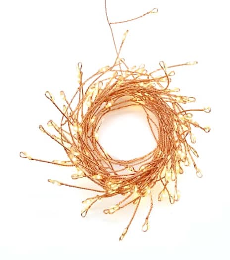 Ashland 120 Warm White Led Copper String Lights Garland, 10 ft
