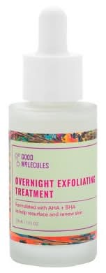 Good Molecules Overnight Exfoliating Face Treatment (1 fl oz)