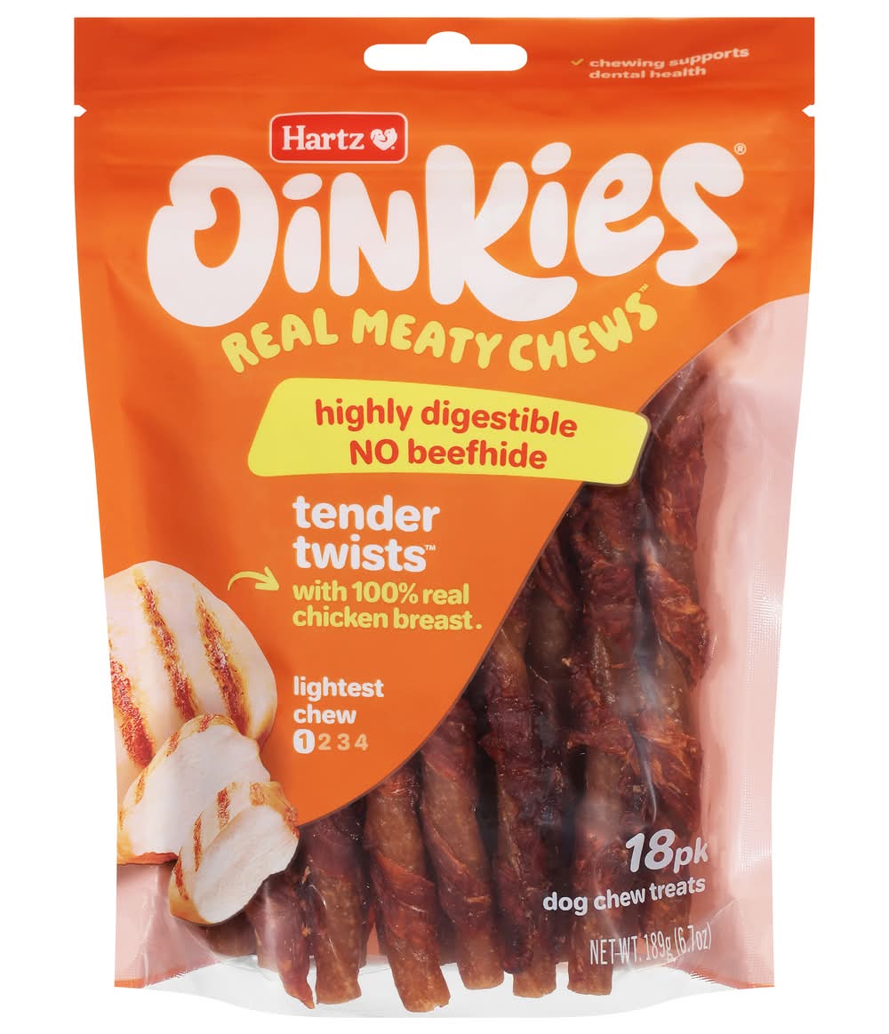 Hartz Oinkies With Chicken Tender Dog Treats (6.7 oz)