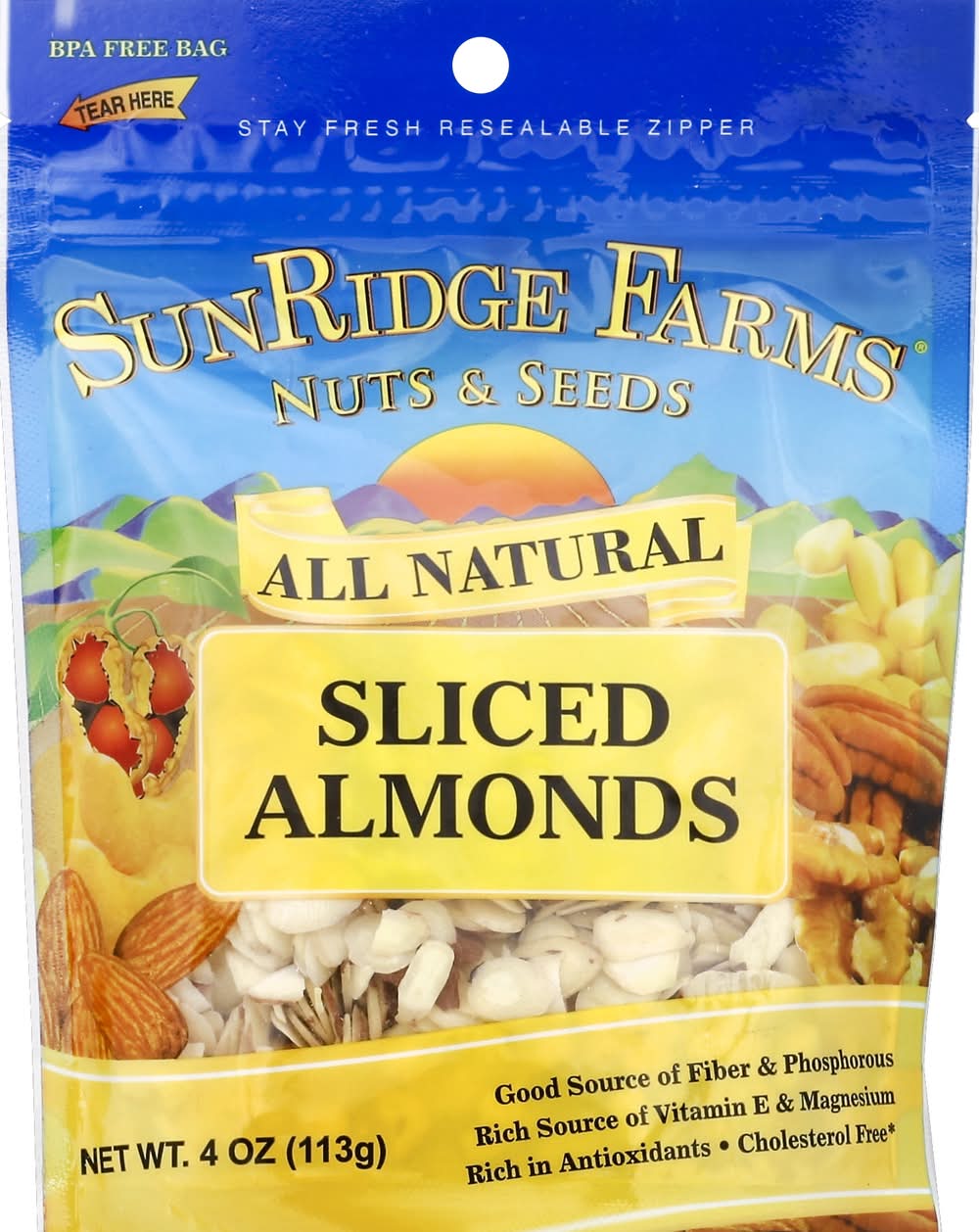 SunRidge Farms All Natural Sliced Almonds Nuts & Seeds (4 oz)