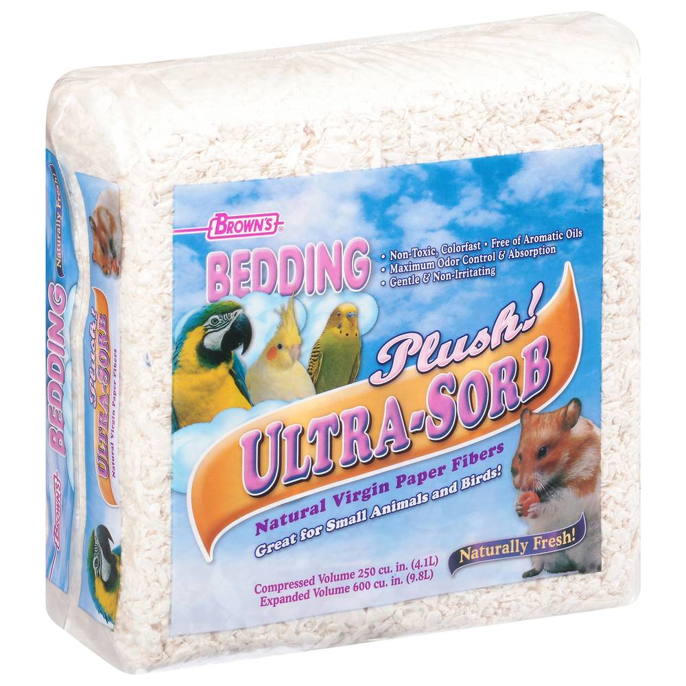 Brown's Ultra-Sorb Plush Fiber Bedding and Litter