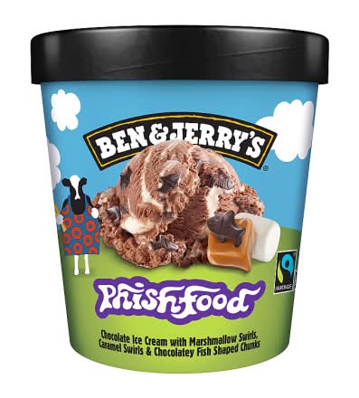 Ben & Jerry's Phish Food, Ice Cream (465ml)