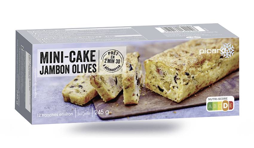 Mini-cake jambon olives (à trancher)