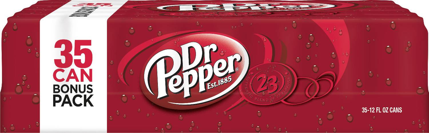 Dr Pepper Soda Cans (35 x 12 fl oz)
