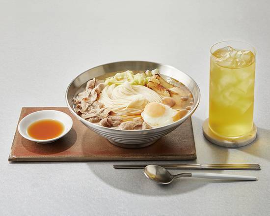 E.麻油赤肉麵線套餐 E. Pork Starch Vermicelli with Thicken Soup and Sesame Oil Combo