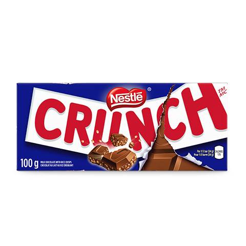 Crunch Milk Chocolate With Rice Crisps Bar (100 g)