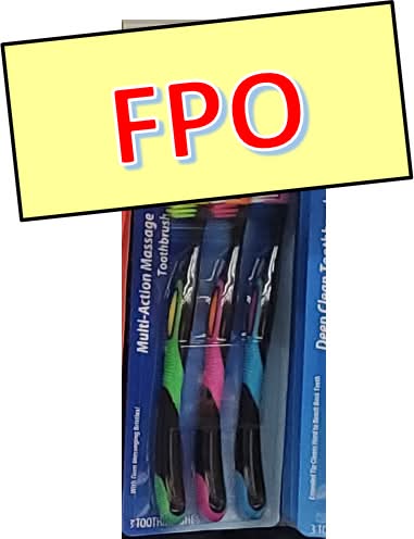 Family Wellness Multi Action Massage Toothbrushes, M (3 ct)