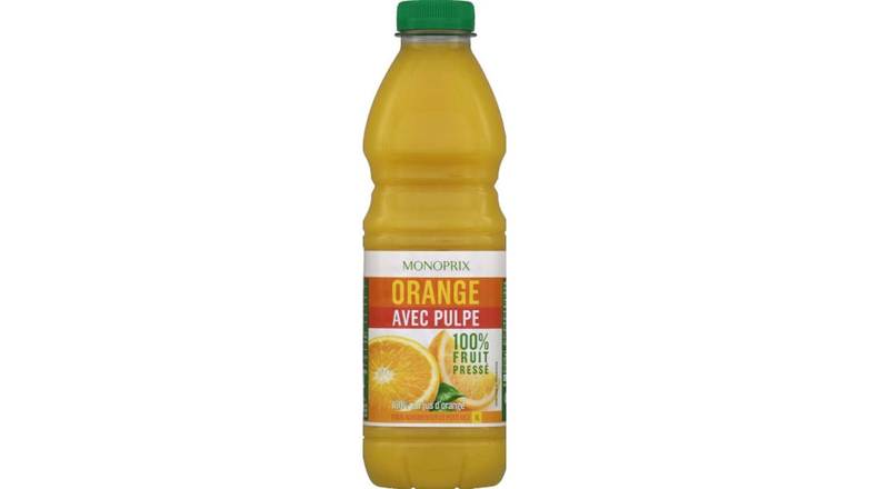 Monoprix - Pur jus avec pulpe (1 L) (orange )