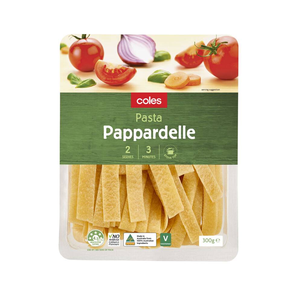 Coles Pappardelle Pasta