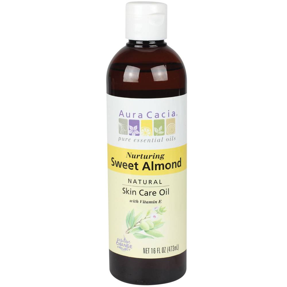 Aura Cacia Nurturing Sweet Almond Skincare Oil (16 fl oz)