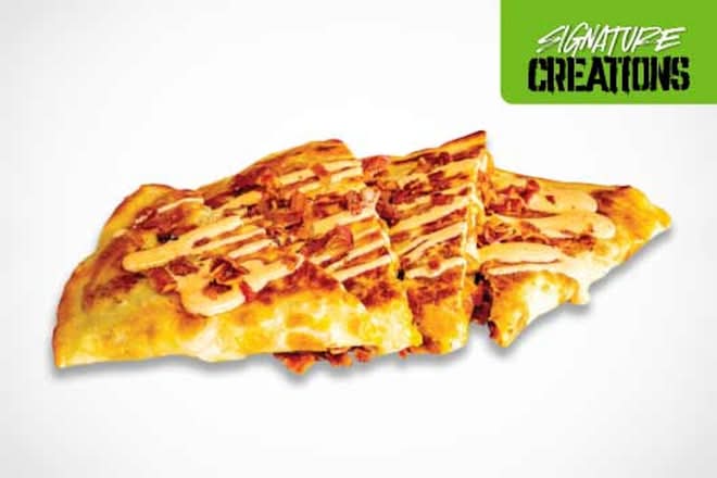 CRISPY CHICKEN BACON SRIRACHA RANCH QUESADILLA