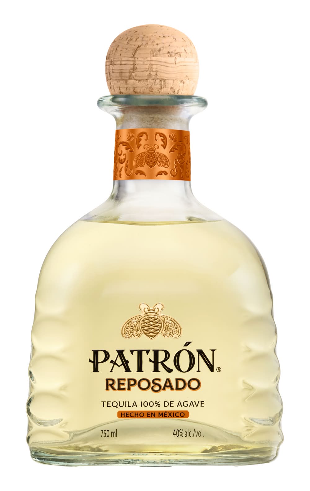 PATRÓN 100% De Agave Reposado Tequila (750 ml)