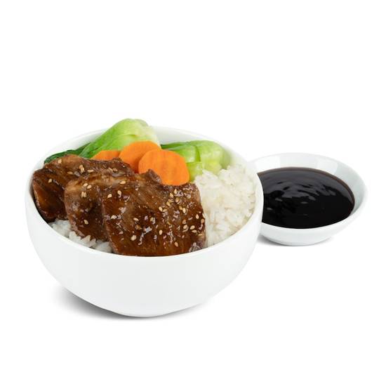 Korean Beef Bowl White Rice