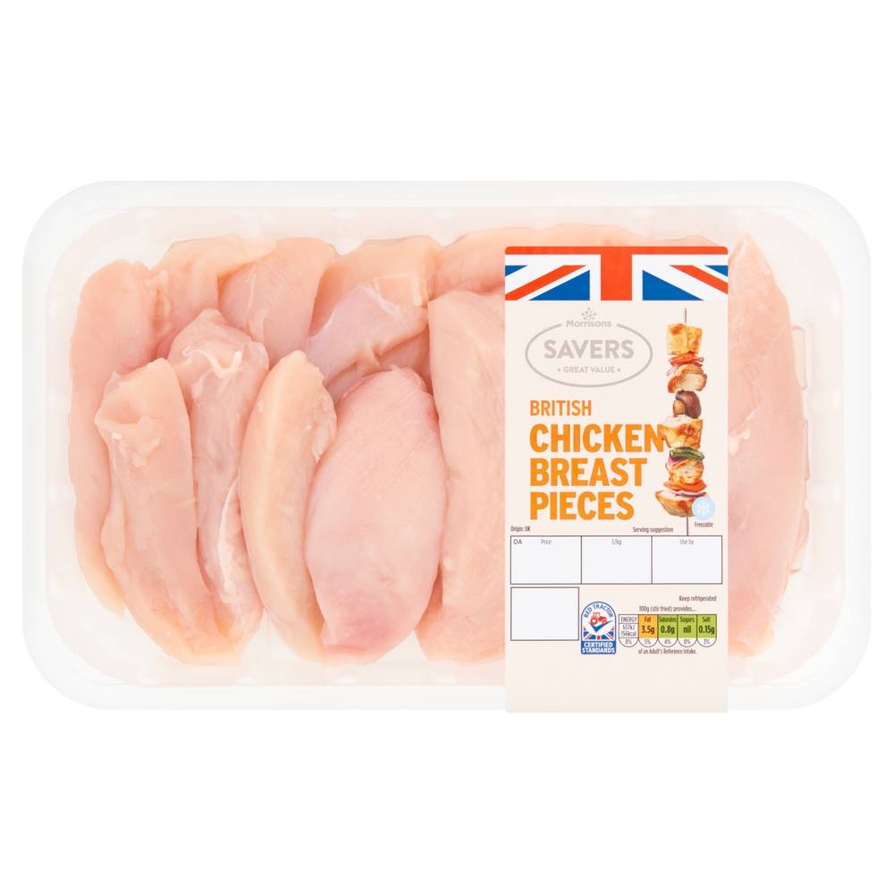 Morrisons Savers British Chicken Breast Pieces (750g)