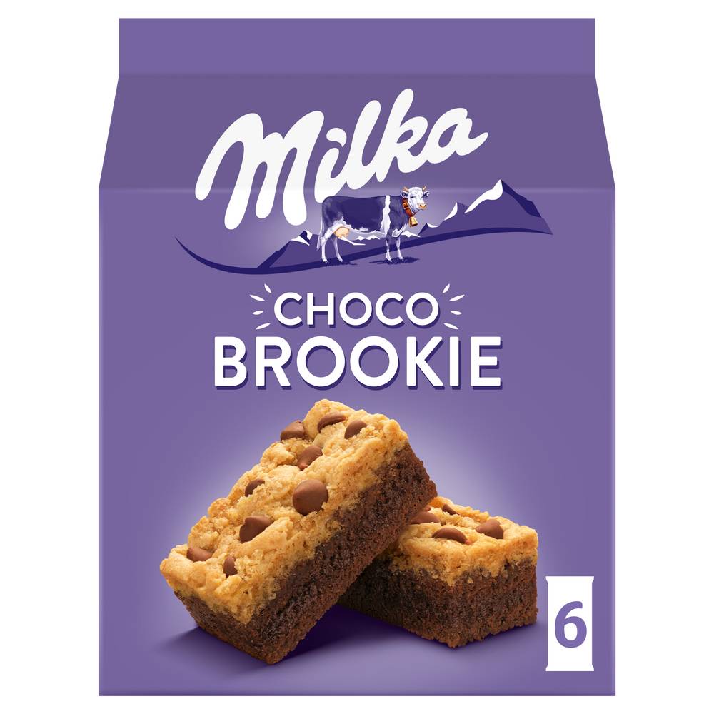 Milka - Brookie gâteaux moelleux aux pépites (chocolat choco)