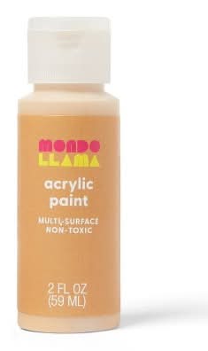 Mondo Llama Satin Acrylic Paint Whipped Honey (2 fl oz)
