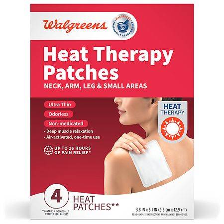 Walgreens Heat Therapy Patches For Neck, Arm, Leg (4 ct)